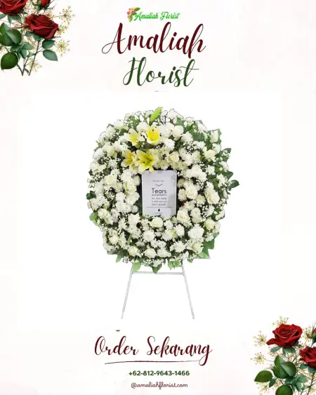 Krans Bunga Duka Pasar Surulangun